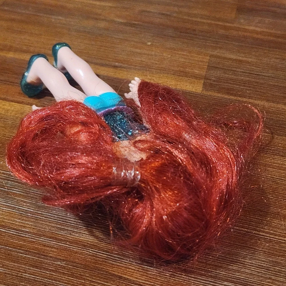 Disney Princess Girl‎ Ariel Glittered Petite Doll With Shoes Doll Toy